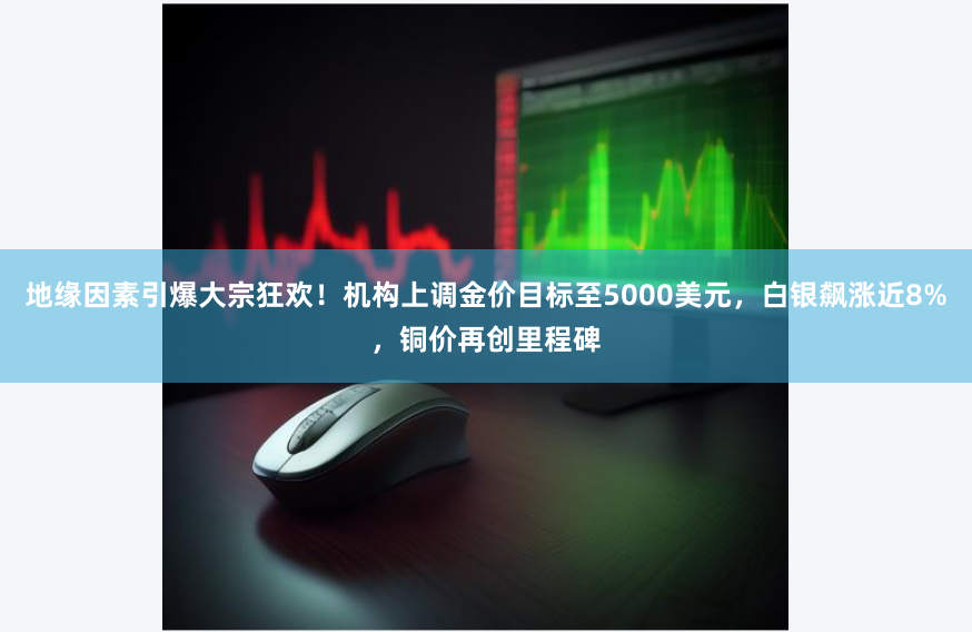 地缘因素引爆大宗狂欢！机构上调金价目标至5000美元，白银飙涨近8%，铜价再创里程碑